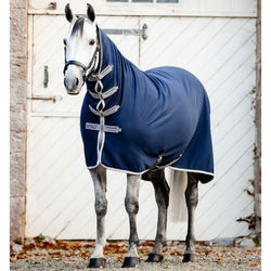 Horseware Amigo All in 1 Integrated Jersey Cooler Wicking Sweat Rug Navy 5'6-7'0