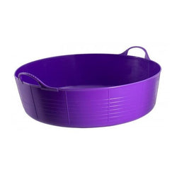 Faulks and Cox Red Gorilla Tubtrug 35L Shallow Horse Feed Bucket X Large Flexible Purple SALE