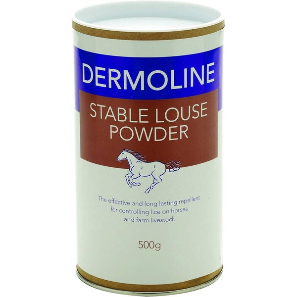Dermoline Stable Louse Powder Easy Use Lice Parasite Repellent Horse Pony 500g