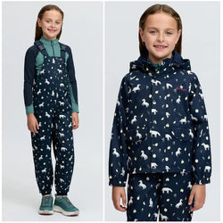 LeMieux Mini Pippin Splash Dungarees and Jacket Little Kids Waterproofs Age 3-10