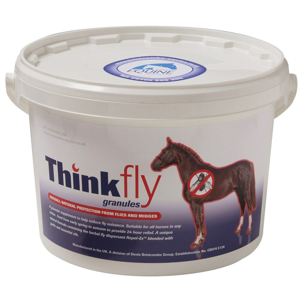 Brinicombe Think Fly Granules 24 Hour Anti Horse Fly Bite Herbs Aroma Supplement