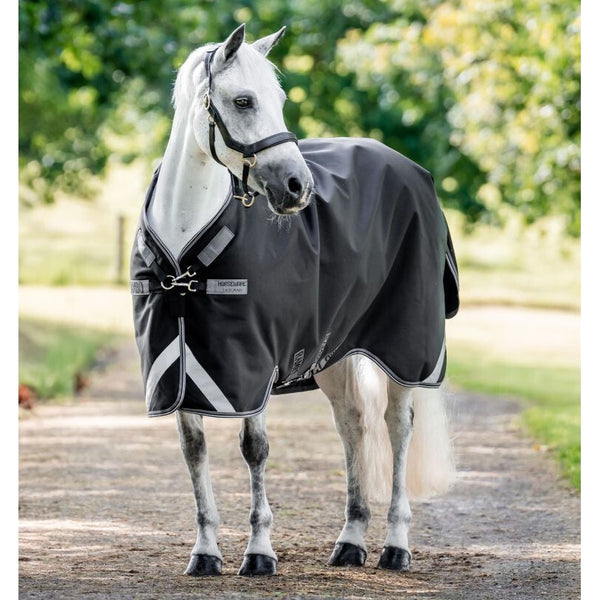 Horseware Rambo 1680D Vari-Layer Turnout Rug 450g Heavy Black Navy 5'6'-7'3'