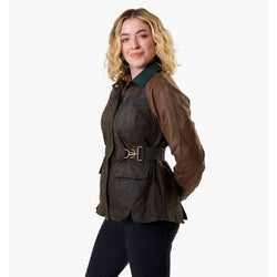 Horseware Ladies 40 Year Wax Coat Showerproof Windproof Short WaxedCotton Jacket