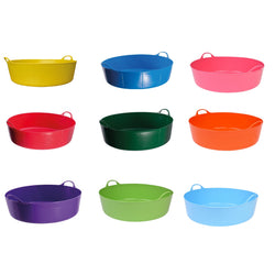 Faulks and Cox Red Gorilla Tubtrug 35L Shallow Horse Feed Bucket X Large Flexible
