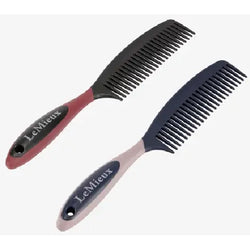 LeMieux Mane Comb Plaiting Combing Tail Easy Grip Horse Grooming Black/Navy