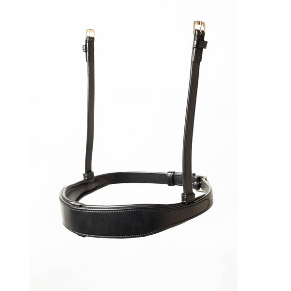 EcoRider Padded Hunt 1.5' Flat Noseband Spare EcoLeather Bridle Part Black/Brown