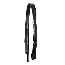 EcoRider Soft Eco Leather Headpiece Replacement Bridle Part Black/Brown Pony-Ful