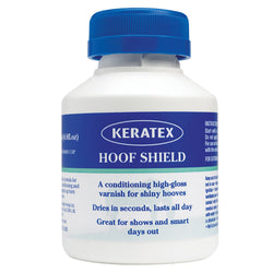 Keratex Hoof Shield Long Lasting Conditioning Gloss Varnish Show Ring Shine
