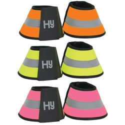 Hy Viz Reflector Over Reach Boots Flourescent Neoprene Yellow/Pink/Orange P/C/F