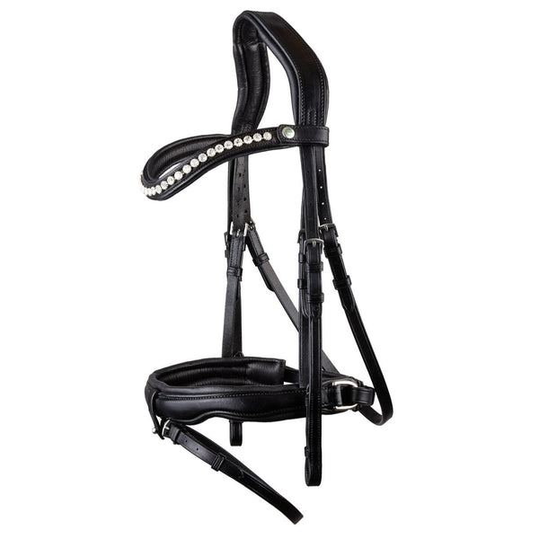 EcoRider Ultra Comfort Navan v 2.0 Anatomic Padded Diamante Bridle Black/Brown