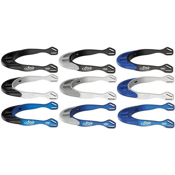 Sprenger FairRider Spurs Aluminium 25mm Neck Thin Rounded Contact 47621/22/23