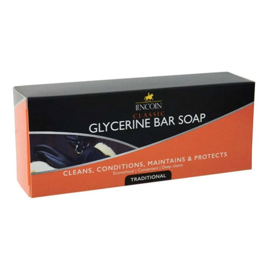 Lincoln Classic Glycerine Bar Soap Tack Cleaning Solid Leather Soap Tray 250g