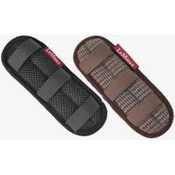 LeMieux Noseband Pad Foam Guard Soft Towelling Padded Chin Cover Brown/Black