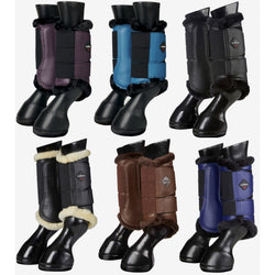 LeMieux Fleece Lined Brushing Splint Boots Airflow Schooling/Hacking Winter 2022