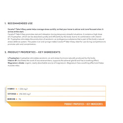 Cavalor Take It Easy Syringes Calmer Reduce Stress Reactions Show Supplement