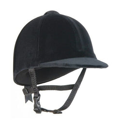 Champion CPX3000 Junior Riding Hat Velvet  PAS015 Kids Black Navy 6 1/4'-7 3/4'