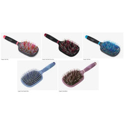 LeMieux Tangle Tidy Plus Mane and Tail Brush Wavy Cushion Detangler Horse Grooming