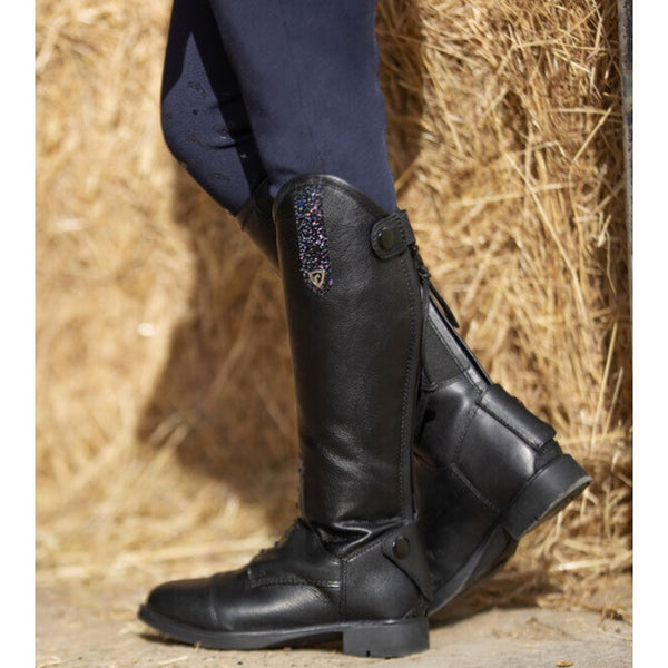 Hy Equestrian Agerola Children's Riding Boot Long Kids Field Boot Black Child 10