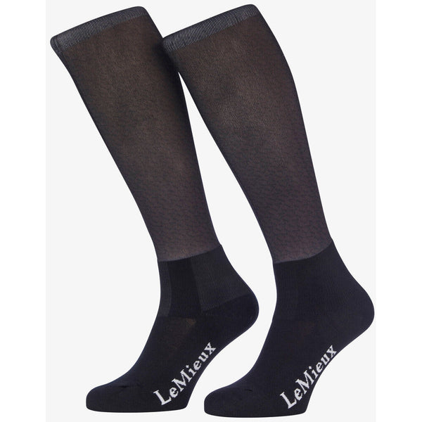 LeMieux Footsie Adults Thin Close Contact Technical Cotton Riding Socks Slimline