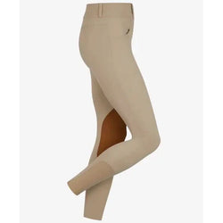 LeMieux Side Zip Hunter Breeches Ladies Mid-rise Stretch Seam Free Beige UK6- 18