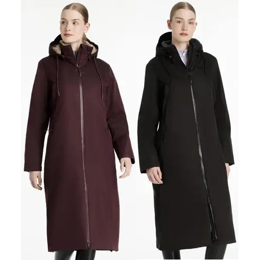 LeMieux All Elements Robe Waterproof Warm Long Fleece Lined Winter Riding Yard