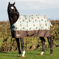 Hy Equestrian StormX Original It's A Dogs Life 50g Light Turnout Rug  4'6'-7'3'