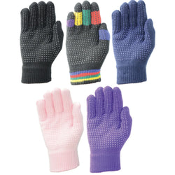 Hy Hy5 Magic Riding Gloves Adults Pimple Palm Grip Black/Navy/Pink/Purple/Multi