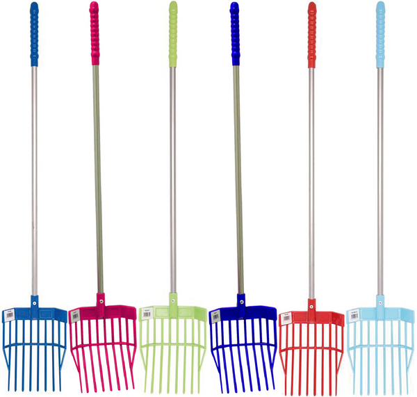 Faulks and Cox Red Gorilla Tubtrug Tidee Bedding Fork Mini XS Shavings Fork Tool