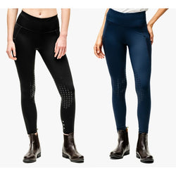 Horseware Ladies Formfit Riding Tights Silicone Knee Patch PullOn Riding Legging