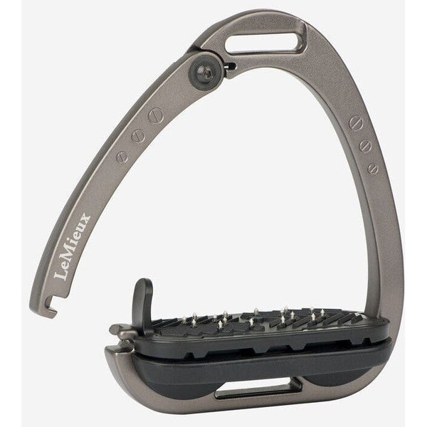 LeMieux Vector Control Safety Stirrups Light Aluminium Impact Ultra Grip New Gen