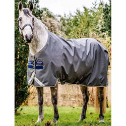 Horseware Amigo Bravo Turnout Rug Lightweight Lite 0g 1200d Navy/Grey 5'6'-7'3'