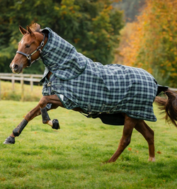 Horseware Rhino Original Turnout Plus Rug Tough Lightweight 0g Navy 5'6'-7'3'