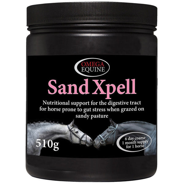Omega Equine Sand Xpell Psyllium and Linseed Supplement Expels Sand From The Gut
