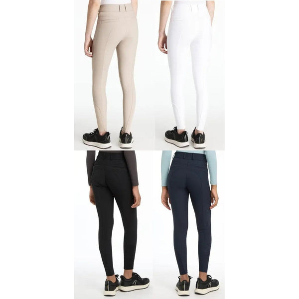 LeMieux Young Rider Izzy Knee Grip Breeches Tech Stretch Teens Kids Jods Age 7-14