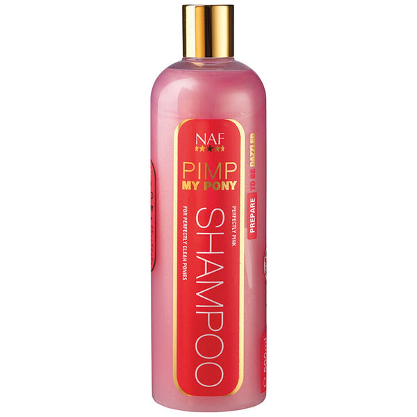 NAF Pimp My Pony Pink Shampoo Deep Cleaning Bright Shine Dazzling Wash 500ml