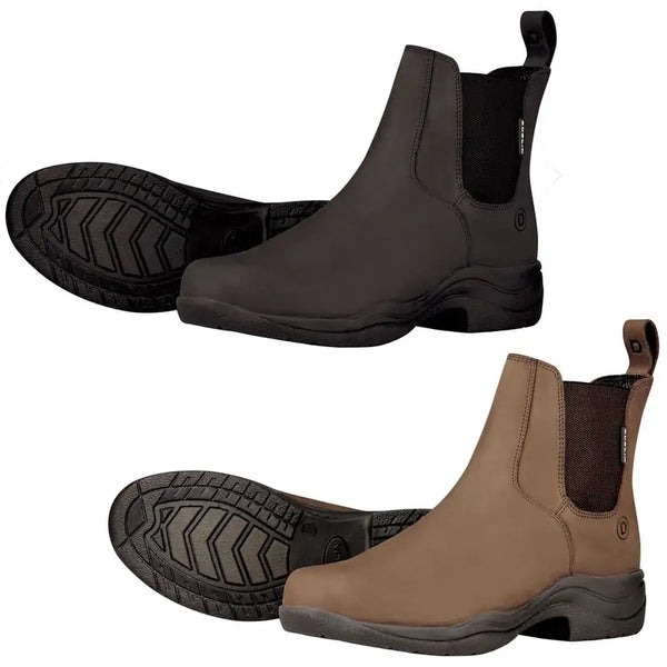 Dublin Venturer RS Boots III Waxed Leather Paddock Boots With Elasticated Ankle