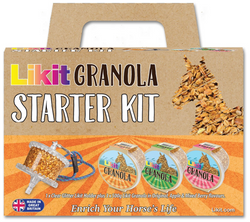 Likit Granola Starter Kit Multigrain Boredom Buster Lick 500g x 3 + Likit Holder