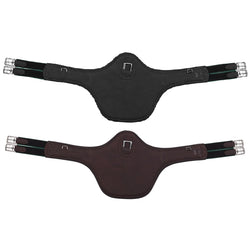 Arena by Bates Stud Girth Long GP/Jumping Anatomic Girth Black/Brown 120-140
