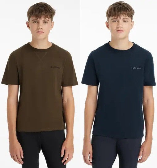 LeMieux Young Rider Boys T-Shirt Teens Soft Brushed Cotton Jersey Fabric Age9-14