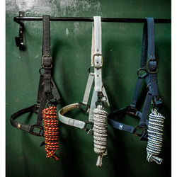Horseware Newmarket Lightly Padded Fleece Adjustable Head Collar and Leadrope Set