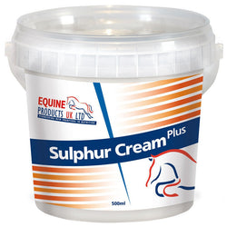 Equine Products UK Sulphur Cream Plus Moisturise Mud Rash and Cracked Heels 500ml