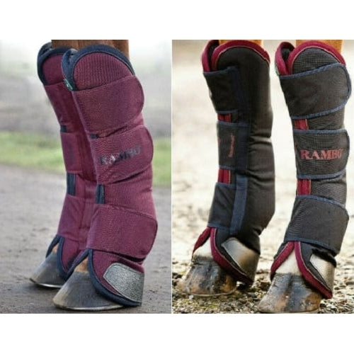 Horseware Rambo Luxury Padded Protective Travel Boots Set of 4 Pony/Cob/Horse