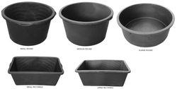 Faulks and Cox Red Gorilla Tubtrug Heavy Duty Rigid Shallow/Deep Rectangle/Round