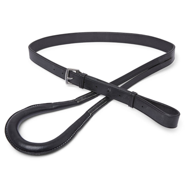 EcoRider Soft Eco Leather Crupper Saddle Stability Prevent Slipping Forwad Black