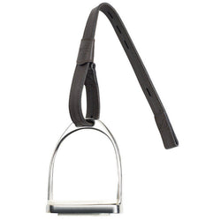 Wintec Webbers Stirrup Straps Weatherproof Synthetic Leathers Black/Brown 45-80
