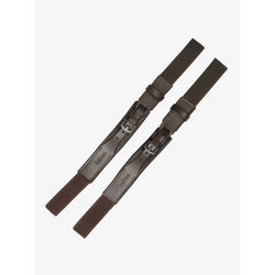 LeMieux Garter Straps Kids Garters Prevent Jods Twisting and Bunching Black/Brown