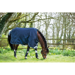 Horseware Amigo Bravo Turnout Rug Lightweight Lite 0g 1200d Navy/Grey 5'6'-7'3'