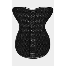 Horsena Dressage Regular Gel Pad 8mm Non Slip 3D Shock Absorbing Half Pad Black