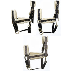 Coldstream Langlee Luxury Head Collar and Lead Rope Set Anatomical Fleece Lined
