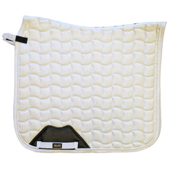 Gallop Deluxe Dressage Saddle Pad Square Quilted SaddleCloth White XFull Size